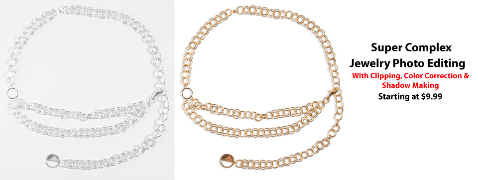 Super Complex Jewelry Photo Editing Service